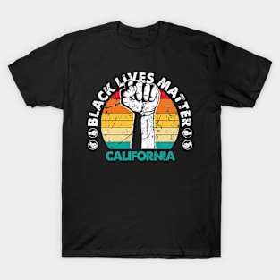 California black lives matter political protest T-Shirt